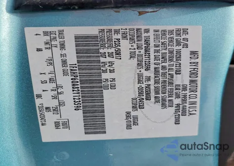 2002 Ford Thunderbird из США, поврежденный, VIN 1FAHP60A82Y123596